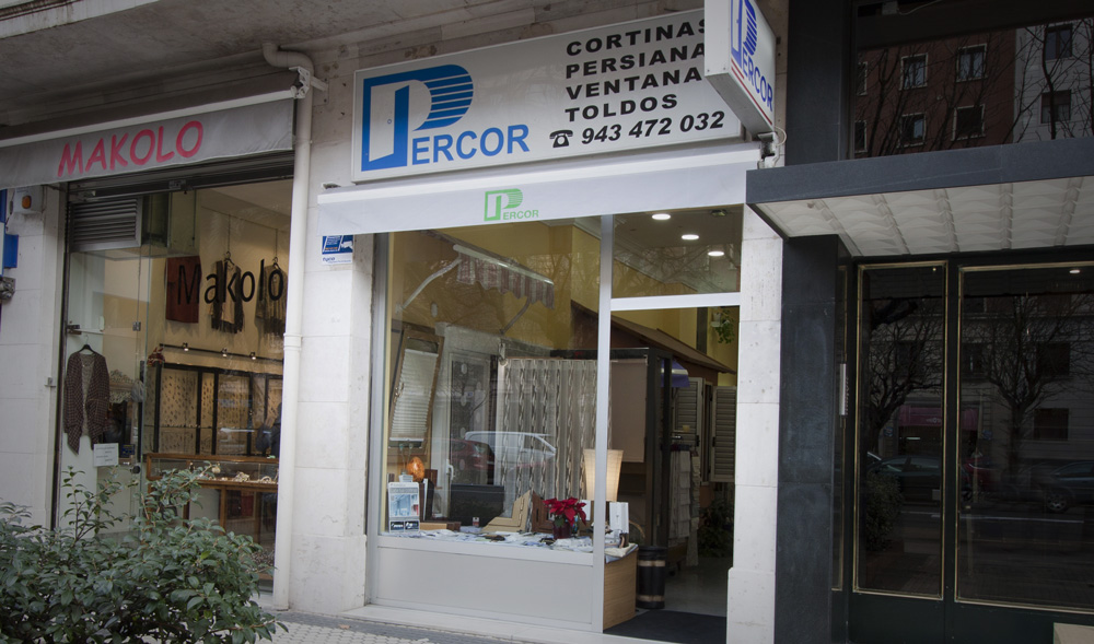 percor. tienda de cortinas en san sebastián